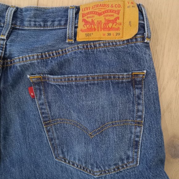 Levi's Other - Levi's 501 XX Jeans Men's 38x29 Button Fly Straight Leg Classic Fit